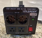 Yinleader Voltage Converter Transformer 1000W Step Up/down Conv, VTUS-EU1000). Fixed Price $32.99.