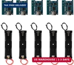 Pack TP4056 18650 Lithium Battery Charger Module+ Pcs Holder, Type-c. Fixed Price $9.79.