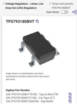 New 250X TPS79318DBVT Ic SOT23 Smd Regulator 5-PIN 1.8V 200MA Texas Instruments. Fixed Price $60.00.