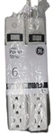 Ge 6 Outlet Power Strip Pack 2FT Extension Cord Heavy Duty Plug White. Fixed Price $19.79.