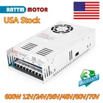 Us 600W 12V 24V 36V 48V 60V 72V Dc Switching Power Supply Psu For Led/cctv/cnc. Fixed Price $29.99.