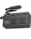 Ysolx 300W Car Power Inverter Dual Dc 12V To 110V Outlet Adapter. Fixed Price $16.00.
