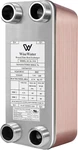 Heat Exchanger, 4"X12" 30 Plates Water To COPPER/SS3. Fixed Price $442.66.