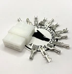 6 Pin Connector Set Tractor Voltage Regulator 1/4" Ford Nh Kubota Satoh Inte. Fixed Price $6.99.