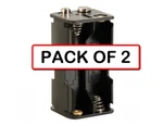 (pack Of 2) Velleman BH343B Battery Holder For X Aa-cell (with Snap Terminals). Fixed Price $7.97.