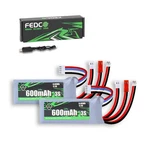 Fedco 11.1V Lipo Battery 600MAH 3S Rechargeable Lithium Polymer. Fixed Price $40.99.