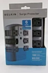Belkin Pivot Plug Surge Protector, 6 Outlets, 1080 Joules, Gray. Fixed Price $24.95.