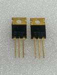 Motorola MC7915CT Voltage Regulator TO-220, Gold Body And Leads, Lot Of 2PCS New. Fixed Price $10.00.