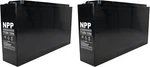 FT12-200AH 12V (2 Pcs) Front Access Sla Battery For Telecom & Solar System. Fixed Price $879.99.