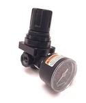 Wilkerson R00-02-L00 Regulator, With 160PSI Gauge, 1/4" Ports, 3-60. Fixed Price $35.00.