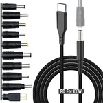 Usb To Dc Adapter,universal Charger Supply 100W Pd Power Cable & 5.5X2.1MM Ro.... Fixed Price $25.53.