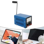 Camping Manual Crank Generator Usb Hand Emergency Dynamo Charger. Fixed Price $51.55.