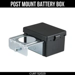 Curt Lockable Breakaway Battery Case W/ Metal Bracket X 3.25 3.88 Ines 52029. Fixed Price $29.99.