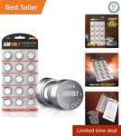 15 LR44 Batteries - Ideal 1.5V Power Solution For Small Electronics. Fixed Price $26.55.