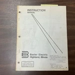 Basler Kr Voltage Regulator Operation Maintenance Troubleshooting Manual Guide. Fixed Price $19.99.