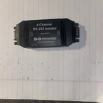 B&b Electronics 9POP4 Channel RS-232 Isolator. Fixed Price $17.00.