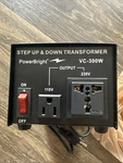 VC300W Powerbright Step Up & Down Transformer / Converter. Fixed Price $27.50.