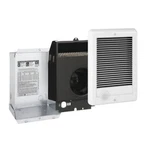 1000W 120V White Electric Wall Heater Unit Coil Element Small Fan Room Warmer. Fixed Price $168.15.