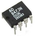 AD847JN, High Speed, Low Power Monolithic Op Amplifier, Vs= +/- 18 V, IOUT=32MA. Fixed Price $10.95.