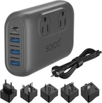 Sokoo 230-WATT Step Down 100-220V To 110V Voltage Converter, International Power. Fixed Price $62.56.