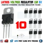 10 X LM7805 L7805 Ic Positive Voltage Regulator 5V 1.5A TO-220 Usa. Fixed Price $9.89.