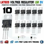 10PCS LM7809 L7809CV St TO-220 Voltage Regulator Ic 9V 1.5A. Fixed Price $9.10.