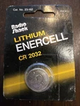 Nip Vtg Radio Shack Lithium Enercell Battety CR2032 **new**. Fixed Price $9.99.