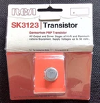 Rca SK3123 Germanium Pnp Transistor - New In Package. Fixed Price $9.99.