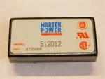 Martek Power 512D12 In, +-12V 210MA Dual Output Dc/dc Converter. Fixed Price $19.99.