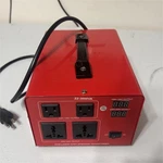 ZZ-3000VA Step Up & Down Transformer Heavy Duty Voltage Converter Red 4 Outlets. Fixed Price $40.00.