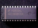 ADC0808CCN National Semiconductor Integrated Circuit (DIP-28). Fixed Price $11.30.