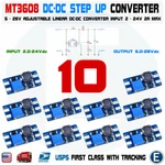10PCS MT3608 Dc 2A Step Up Power Booster Module 2V-24V Converter Arduino. Fixed Price $10.98.