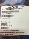 Linear Technology Integrated Circuit Dc/dc Converter ( Lot Of 5 ). Fixed Price $24.99.