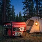 5000W Gas Inverter Electric Start 110V+220V Generators Portable Quiet. Fixed Price $302.67.
