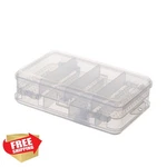 Akoak Portable Jewelry Box, Pack Transparent 10 Grid Storage. Fixed Price $20.00.