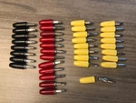 37PCS Johnson-cinch Connectivity 108-0302-001 Banana Plug 15A Solderless. Fixed Price $27.99.