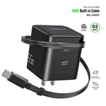 65W Wall Charger Outlet Built-in Retractable Type Fast Rapid Converter. Fixed Price $34.99.