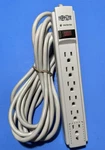 Tripp Lite TLP615 Surge Protector Outlet Strip - Light Gray!. Fixed Price $19.95.