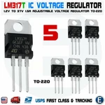 5PCS LM317T Adjustable Linear Voltage Regulator Ic 1.2V 37V 1.5A Usa. Fixed Price $7.34.