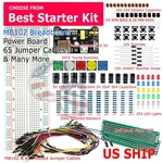 830 Point Solderless Breadboard 65 Pcs Jumper Cable MB-102 Power Supply Module. Fixed Price $14.95.
