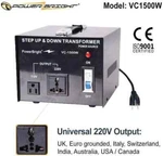VC1500W Powerbright Step Up & Down Transformer / Converter Black. Fixed Price $63.74.