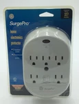 6-OUTLET Protection , White. Fixed Price $7.39.