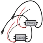Pieces Dc-dc Buck Converter Module 12V To 5V Micro Usb Power Adapter Black. Fixed Price $17.08.