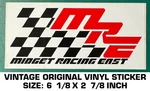 Midget Racing East - Vintage Original Vinyl Decal Sticker Race. Fixed Price $7.96.