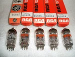 Sleeve (5) Nos 6GH8A 4 Rca 1 Vintage Audio Vacuum Tubes Hickok 539C Tested. Fixed Price $29.95.