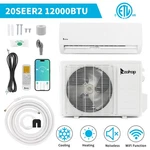 12000 Btu 115V Wall Mounted Mini Split Air Conditioner 20SEER W/heat Pump & Wifi. Fixed Price $499.95.