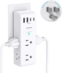 Belkin Surge Protector Outlets Rotating Plug Ft. Cord Part # BE106000-08R. Fixed Price $20.80.