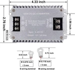 Valefod Dc To High Efficiency Voltage Converter 8-36V 12V 10A 120W Buck-b. Fixed Price $19.99.