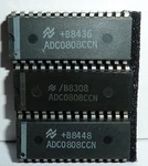 3 National Semiconductor ADC0808CCN Ceramic Ic's. Fixed Price $14.95.