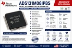 New Ti ADS131M08IPBS 24-BIT 8-CHANNEL Delta-sigma Adc TQFP-32. Fixed Price $54.99.